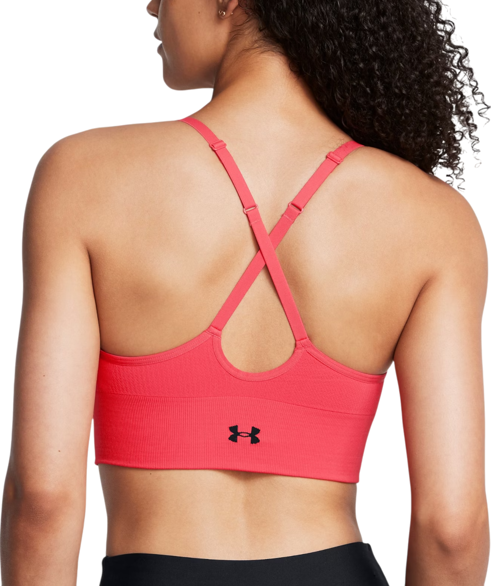 Podprsenka Under Armour Seamless Low Impact Sports Bra Červená | 1384417-713, 1