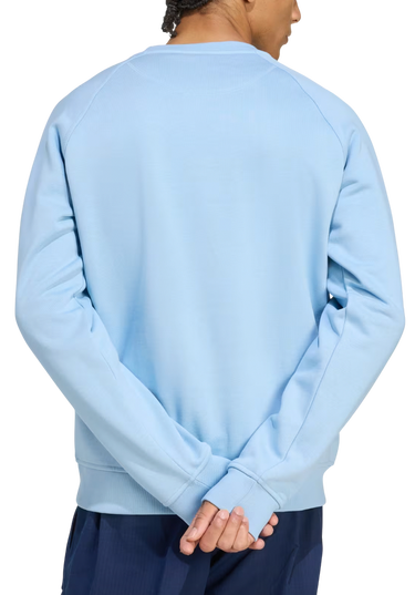 Mikina adidas Performance Trefoil Essentials Crew Sweatshirt Modrá | JW3524, 1