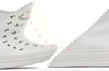 Tenisky a topánky Converse Chuck Taylor All-Star Lift Hi "Embroidered Hearts" W Biela | A01599C, 1