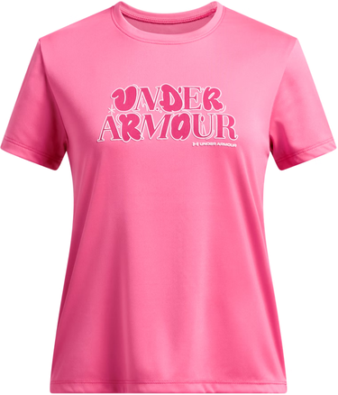 Tričko Under Armour Tech Wordmark Short Sleeve T-Shirt Ružová | 1389759-672, 0