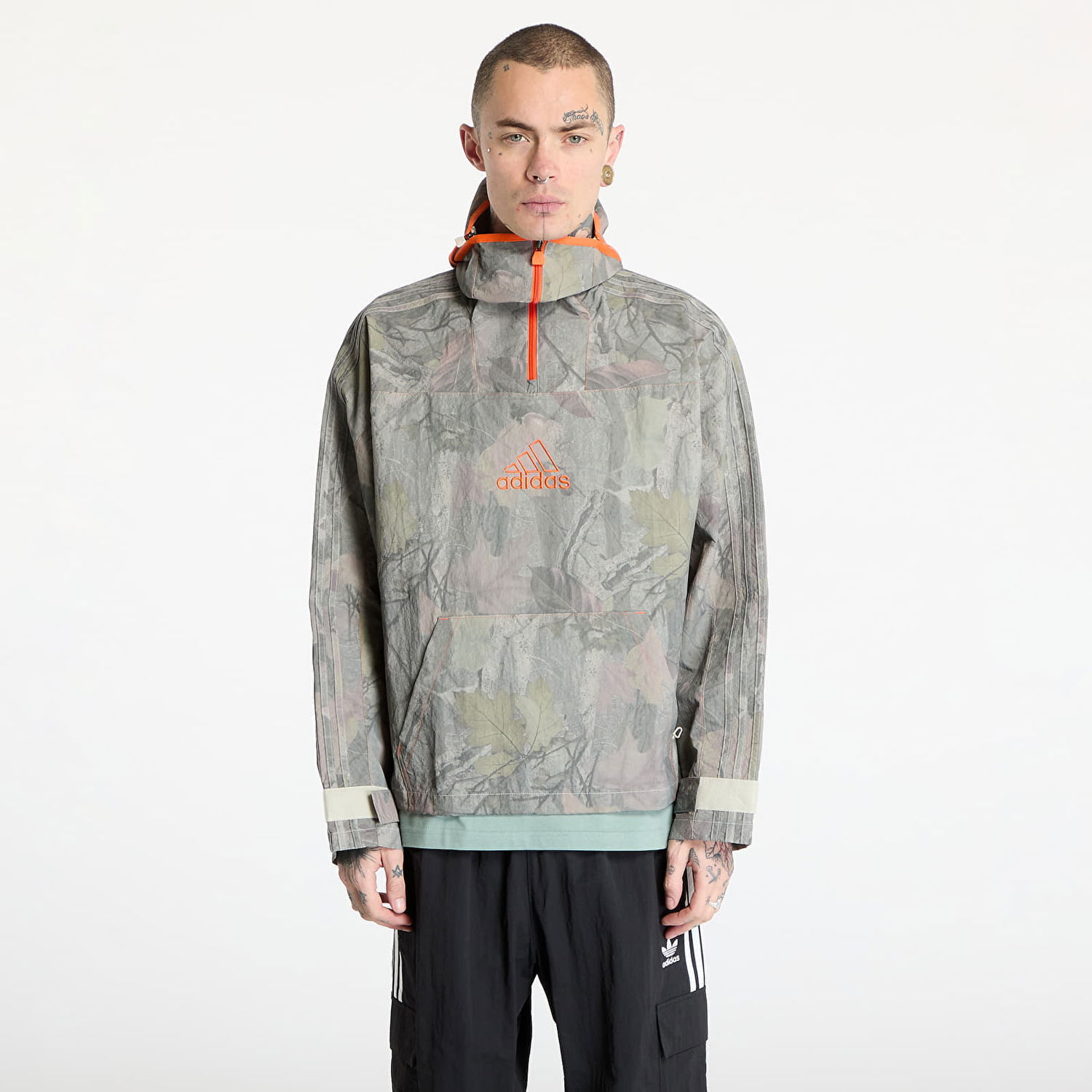 Vetrovka adidas Originals Camo Anorak Jacket Rôznofarebný | JD5418, 0