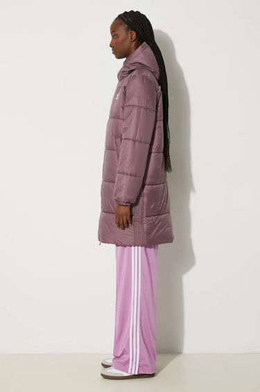 Prešívaná bunda adidas Originals Long Puffer Jacket Fialová | IW5857, 1