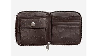 Peňaženka Carhartt WIP Camo Duck Embossed Zip-Around Wallet Hnedá | I035402_3BX_XX, 4
