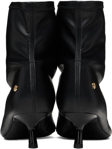 Tenisky a topánky Anine Bing Leather Kitten Heel Ankle Boots Čierna | A-14-1089-000, 1