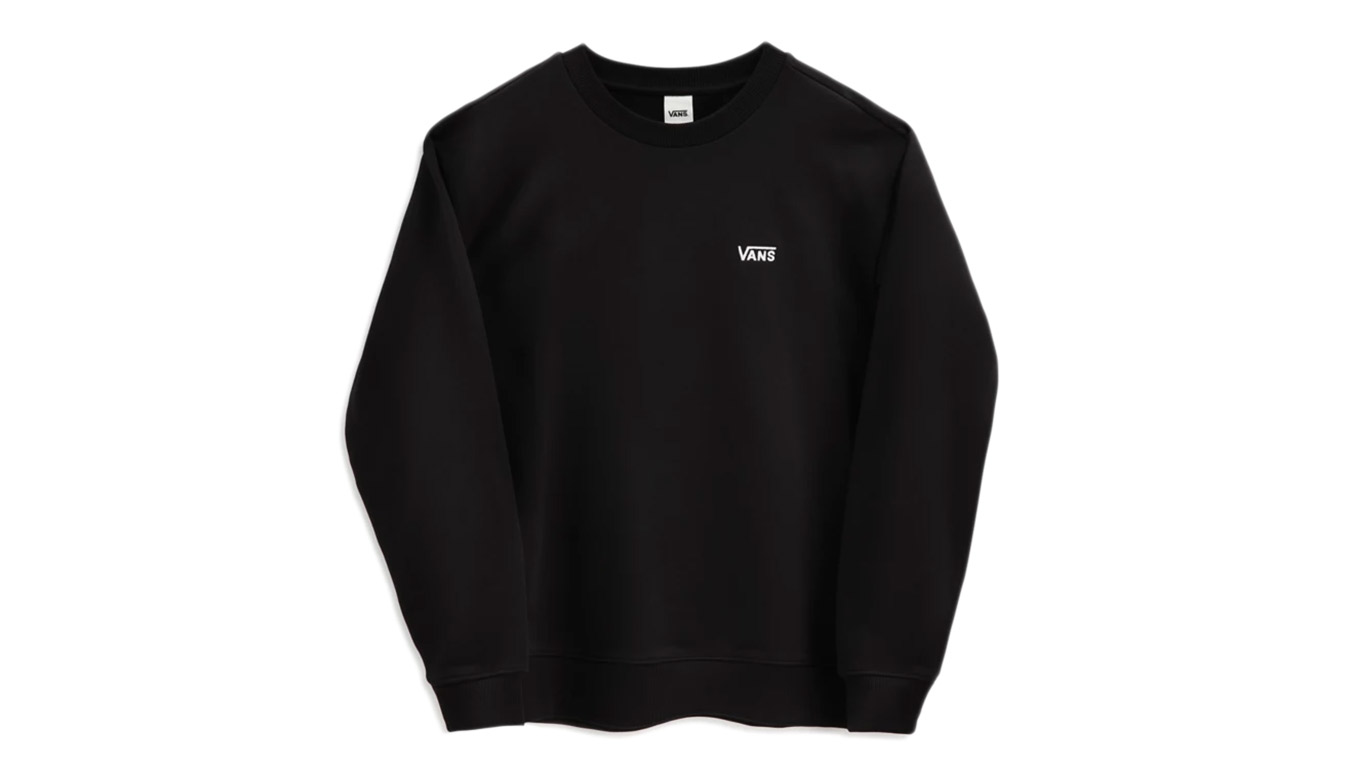 Mikina Vans Flying V Boyfriend Fit Crew Sweater Čierna | VN0A5AQ1BLK, 0