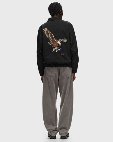 Bomber bunda Fucking Awesome Washed Harrington Jacket Čierna | PN19988-BLACK, 1