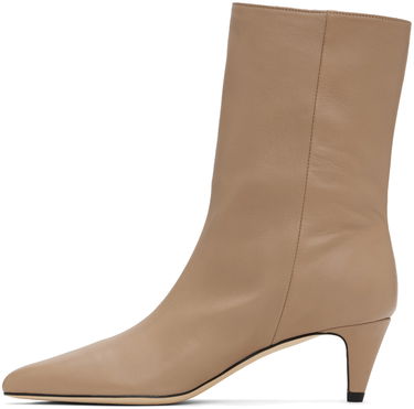 Tenisky a topánky BY FAR Lysander Leather Ankle Boots Béžová | MWFBO068LL028BG017PL, 2