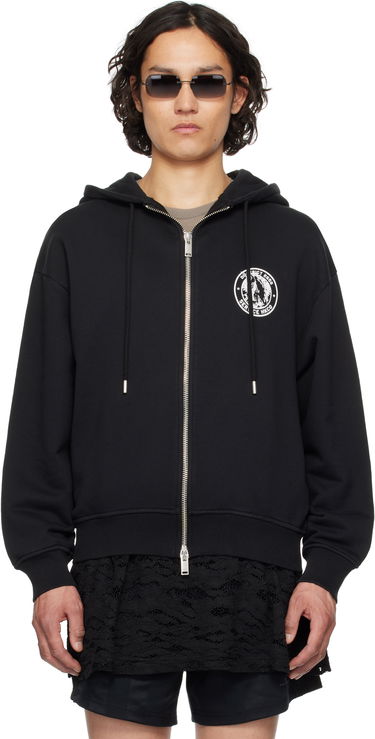 Mikina Han Kjøbenhavn Han Kjobenhavn 'Officer' Zip-Up Hoodie Čierna | M-134361, 0
