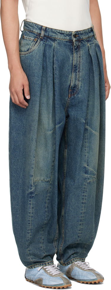 Džínsy HED MAYNER Hed Mayner Pleated Denim Jeans Modrá | HMMB67030A-HB251, 1