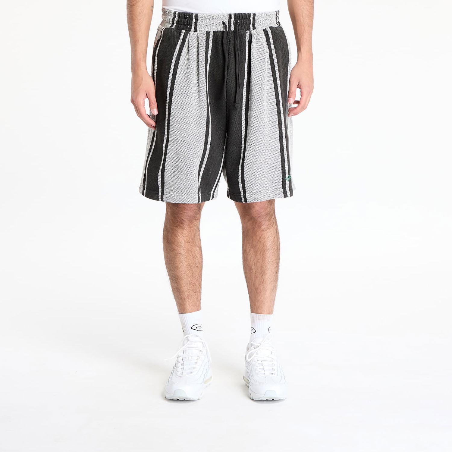 Šortky Pleasures PLEASURES Rug Wide Shorts Rôznofarebný | P25SU028 BLACK, 0