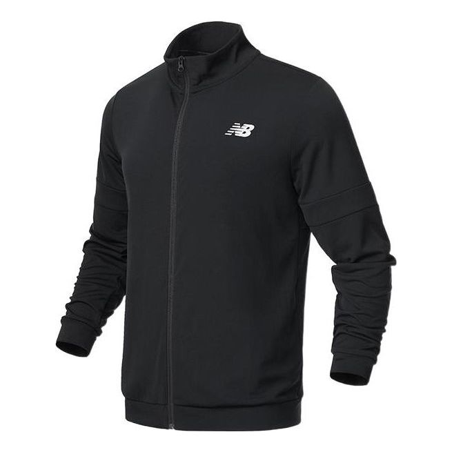 Mikina New Balance Training Knit Track Jacket Čierna | MJ21032-BK, 0