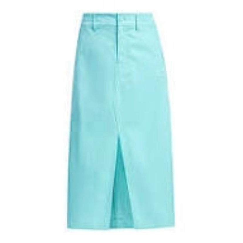 Sukňa adidas Originals Aqua Blue Front Slit Midi Skirt Tyrkysová | JE3494