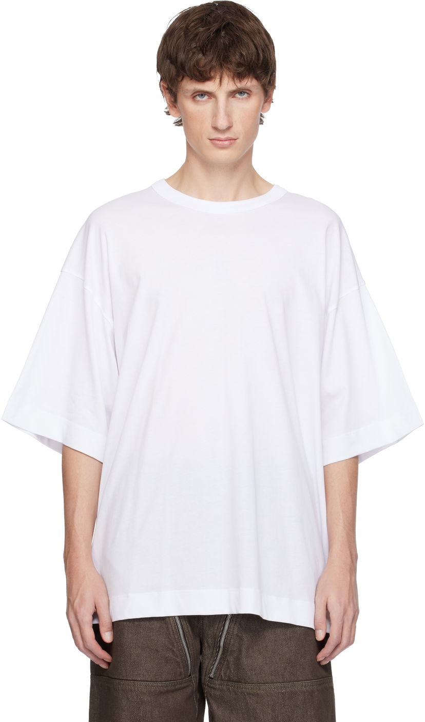 Tričko Dries Van Noten Dries Van Noten Oversized T-shirt Biela | 252-021102-2600