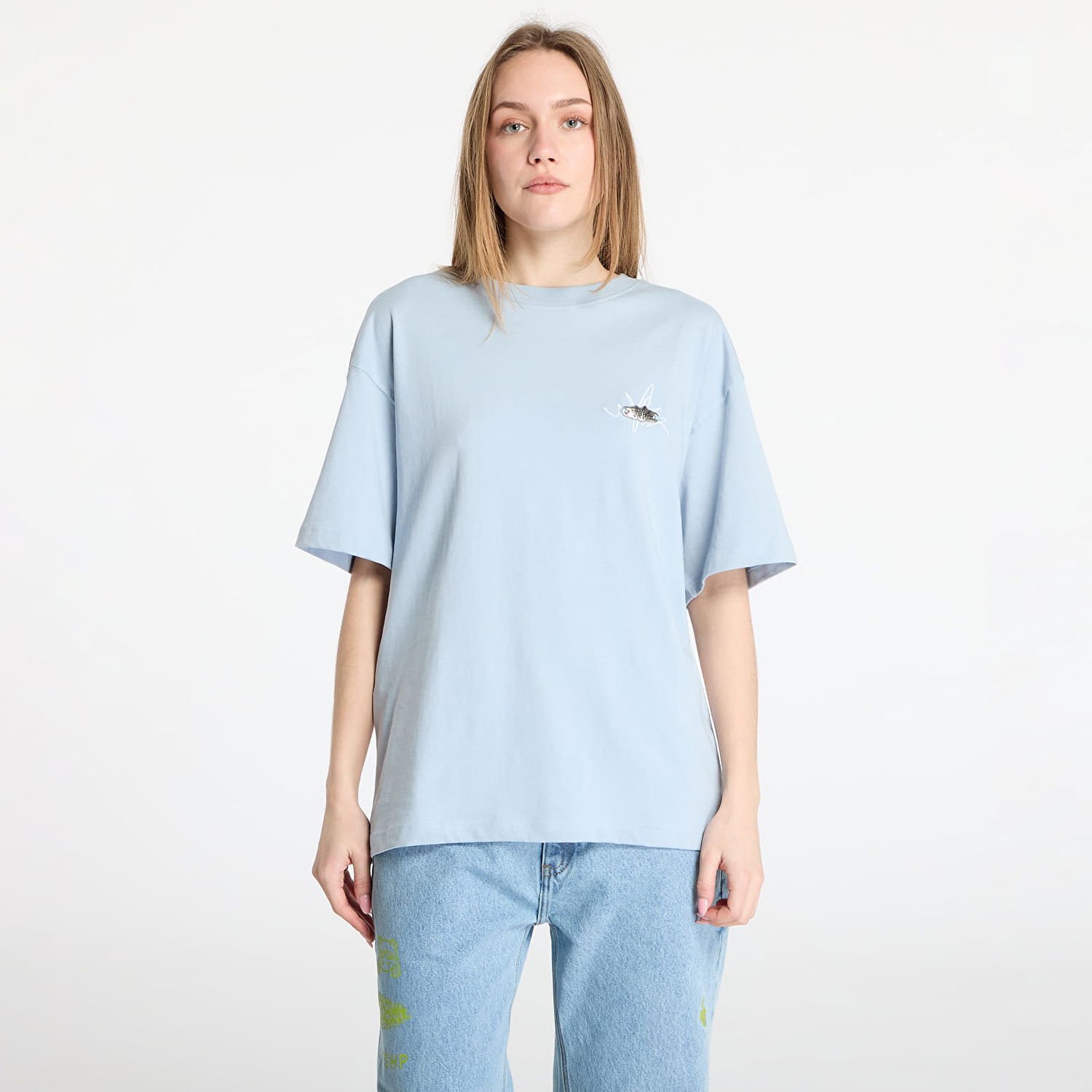 Tričko Footshop FTSHP Everyday Cloud Blue Everyday T-Shirt Modrá | FTSHP_448, 1