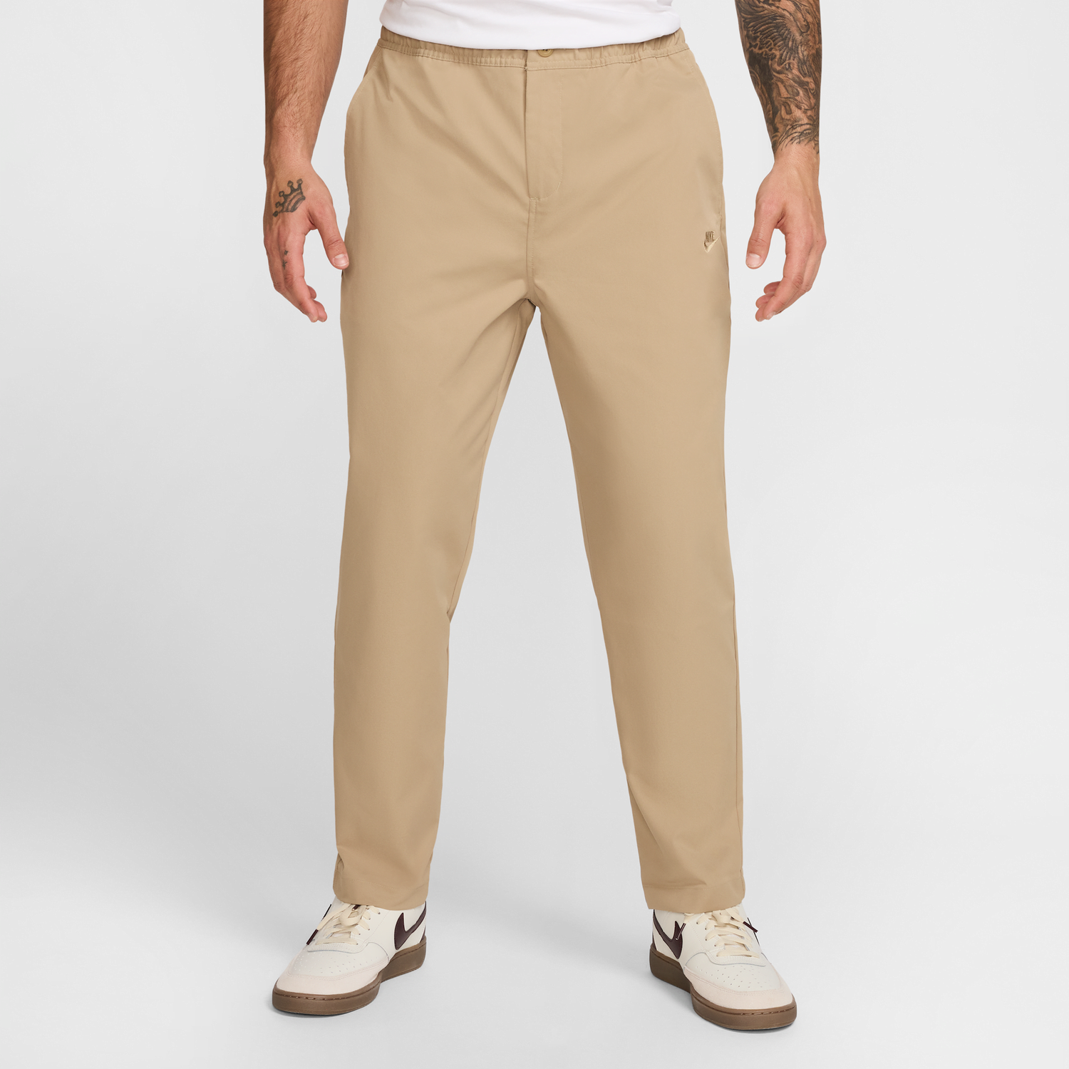 Nohavice Nike Nike Club Woven Tapered Pants Béžová | HJ1997-297, 0