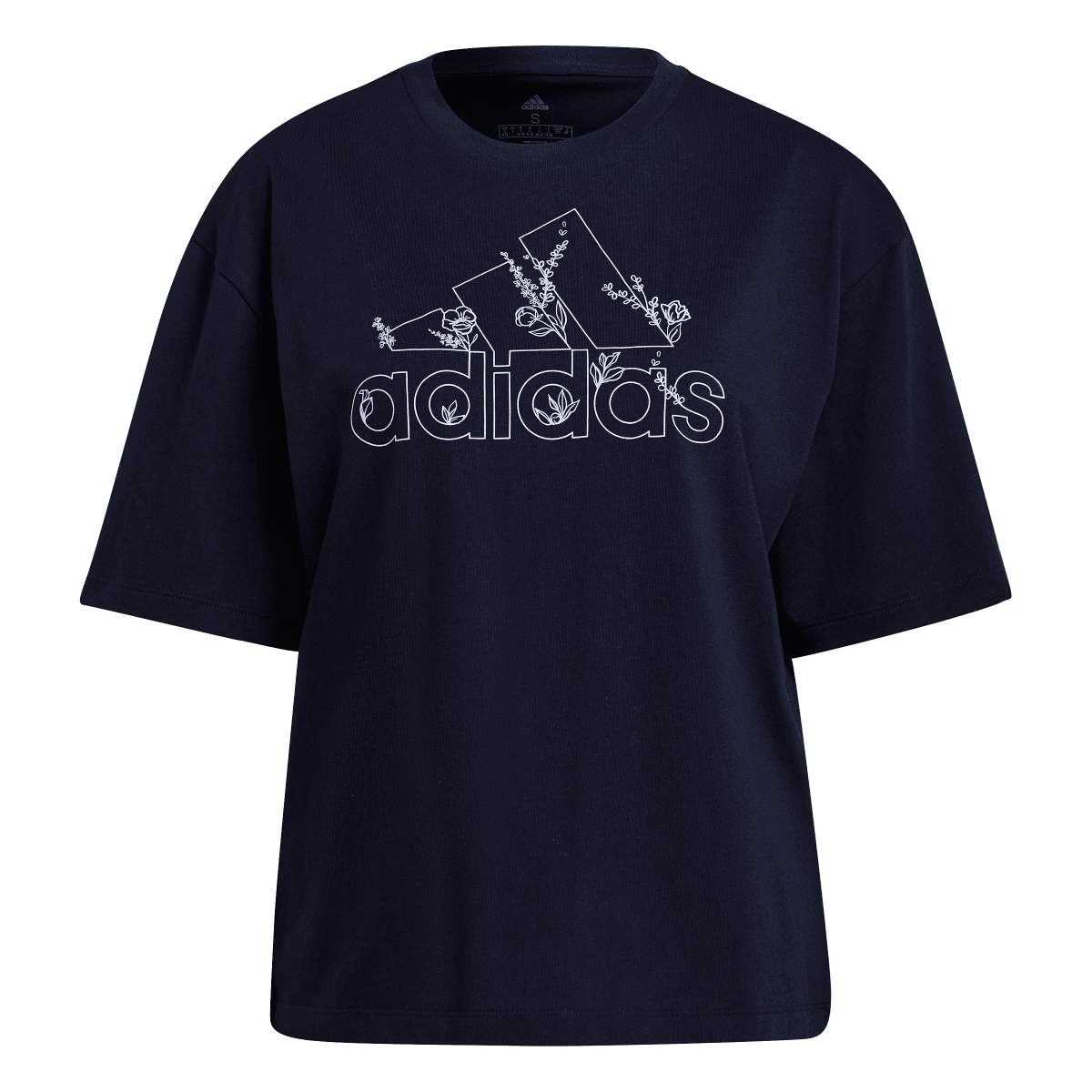Tričko adidas Originals Soft Floral Graphic T-Shirt Navy | H14711, 0