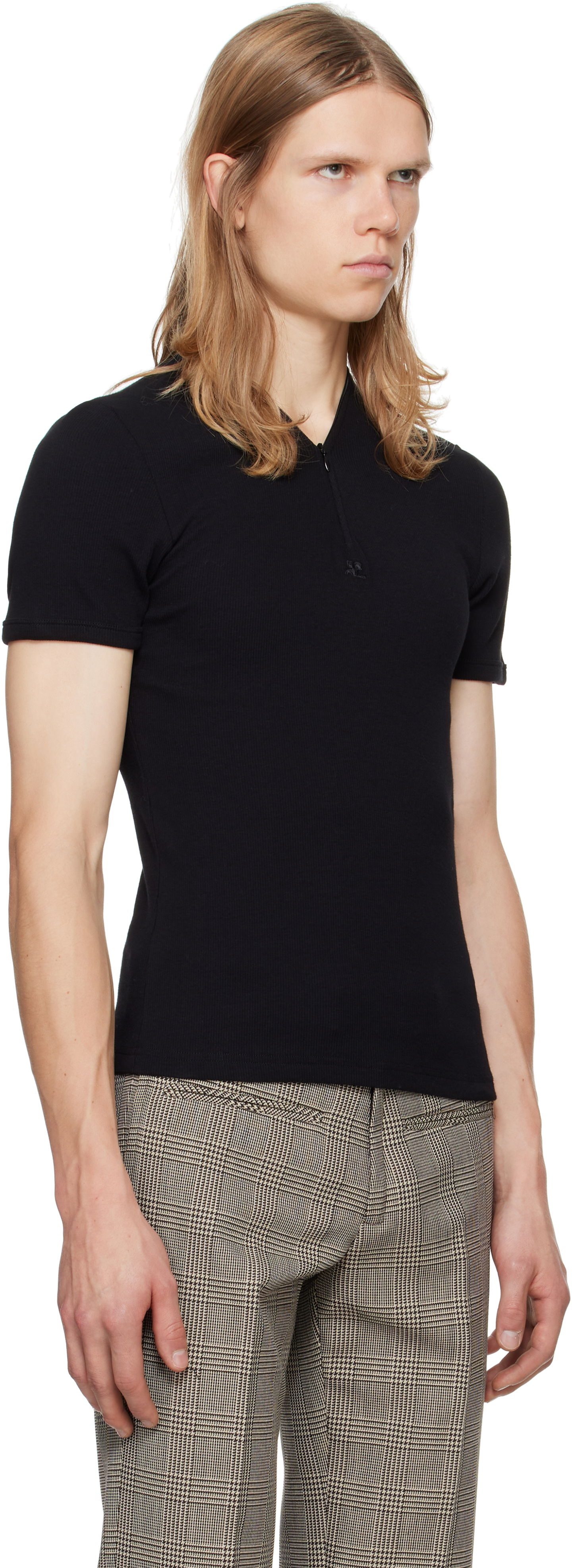 90's Rib Zipped T-Shirt
