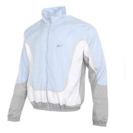 Vetrovka Nike Throwback Basketball Jacket Modrá | CV1932-407, 0