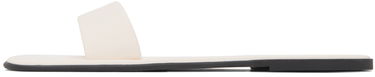 Šaty The Row The Row Leather Beach Slides Biela | F1386-SPN60, 2