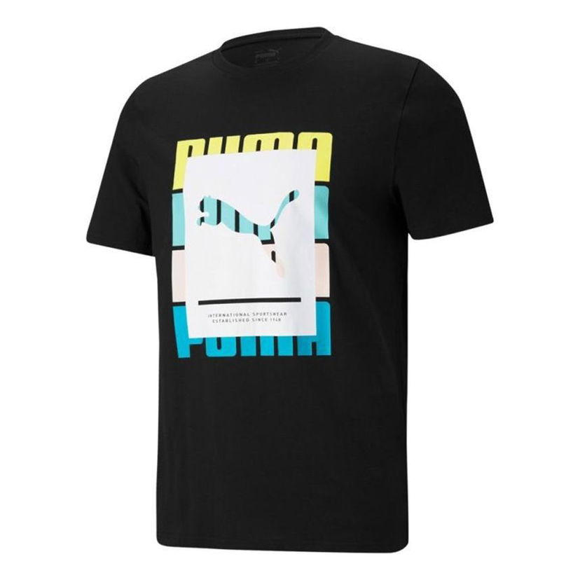 Tričko Puma Summer Court Graphic Tee Čierna | 845864-01
