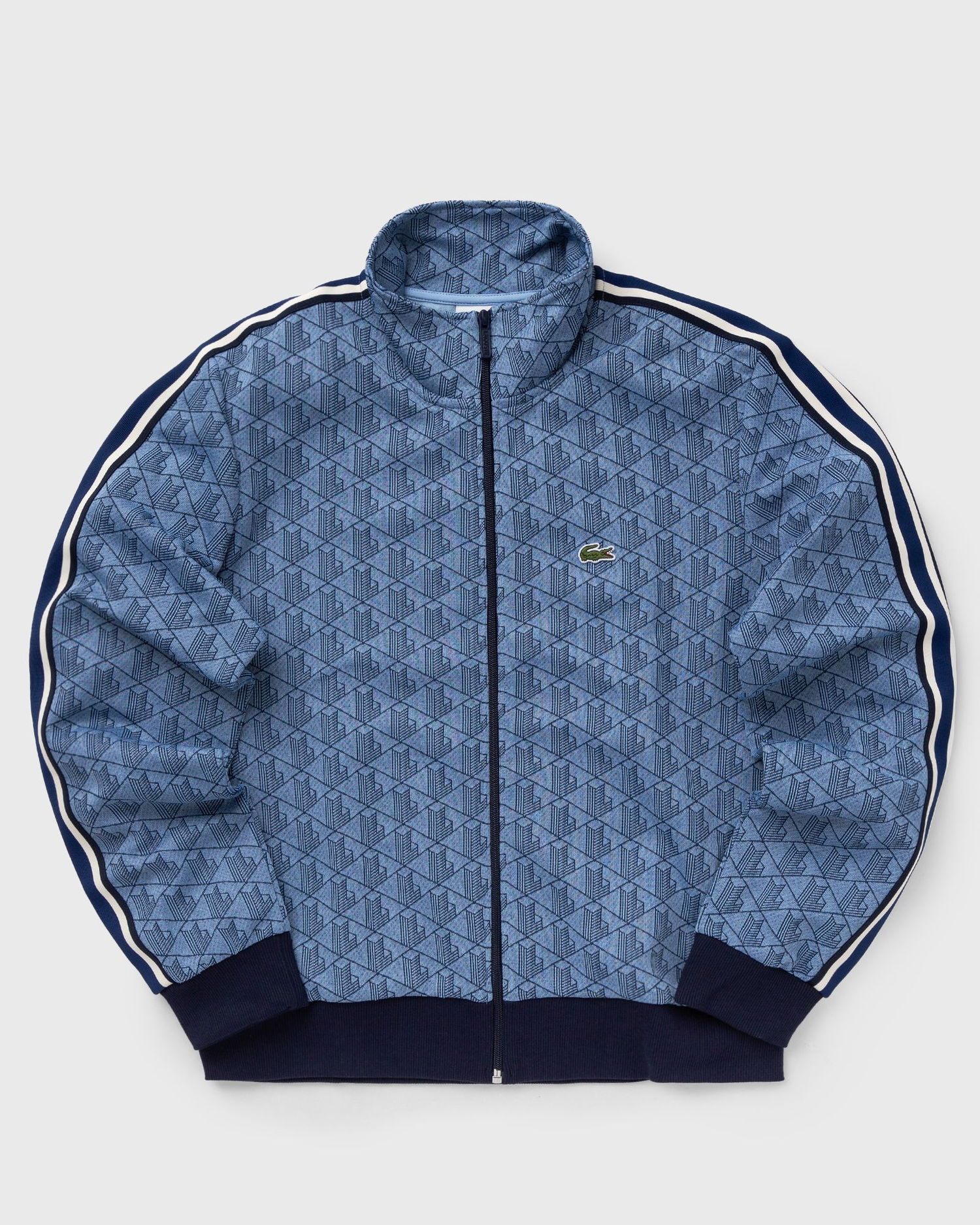 Mikina Lacoste PARIS MONOGRAM TRACKJACKET Modrá | SH1368-I8K, 0