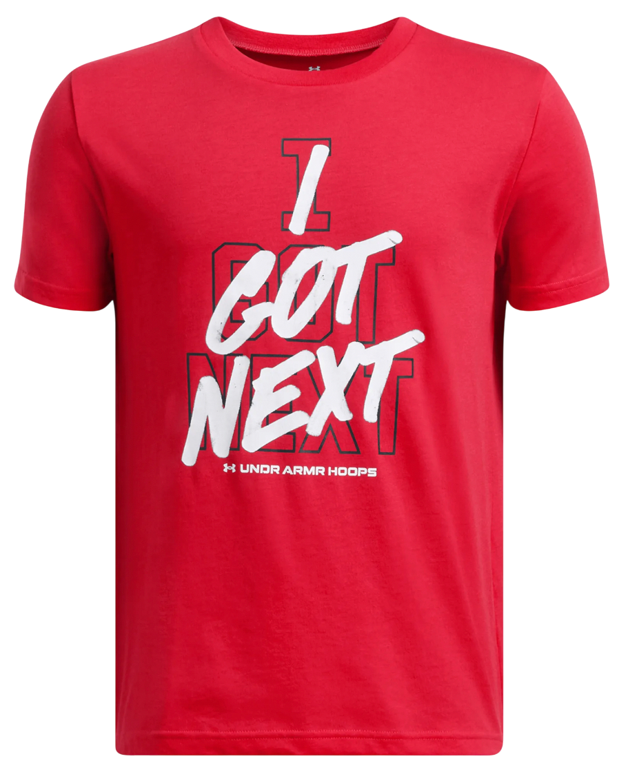 Tričko Under Armour Hoops Next Short Sleeve T-Shirt Červená | 1389992-600, 0