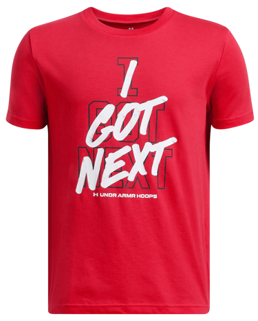 Tričko Under Armour Hoops Next Short Sleeve T-Shirt Červená | 1389992-600, 0