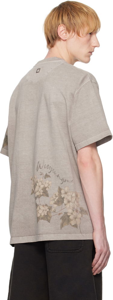 Tričko WOOYOUNGMI WOOYOUNGMI Faded Floral T-Shirt Šedá | W251TS03, 2