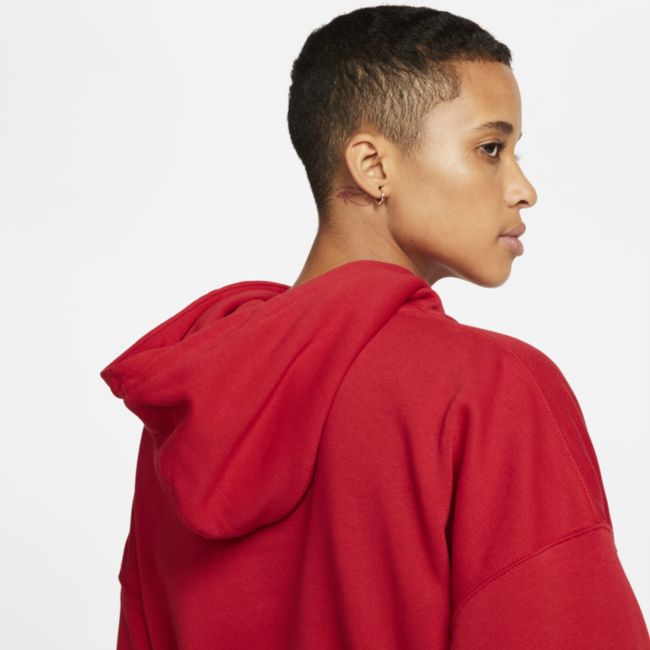 Mikina Jordan Essentials Fleece Hoodie Červená | DN4570-687, 1