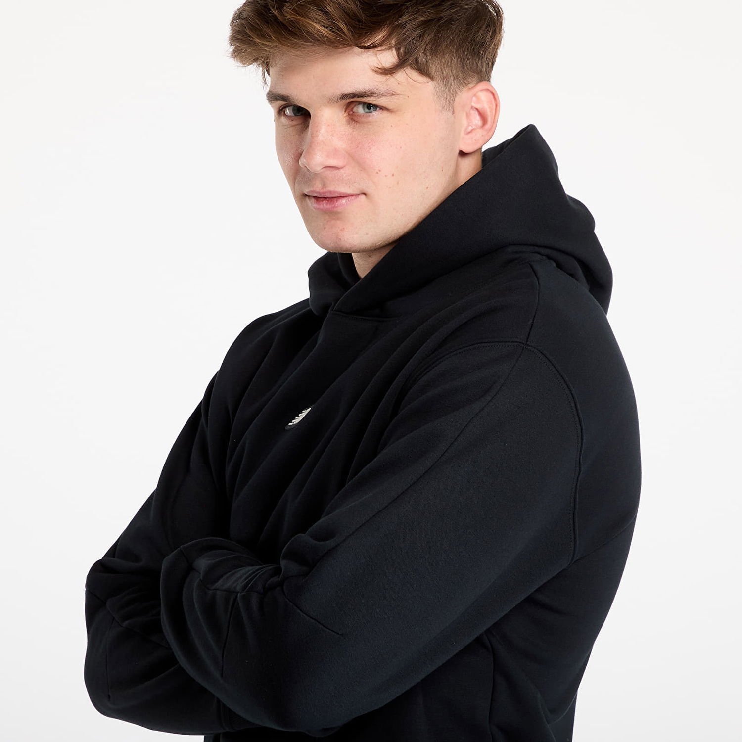 Mikina New Balance Hoodie With Hood Čierna | NBMT44583BK, 1