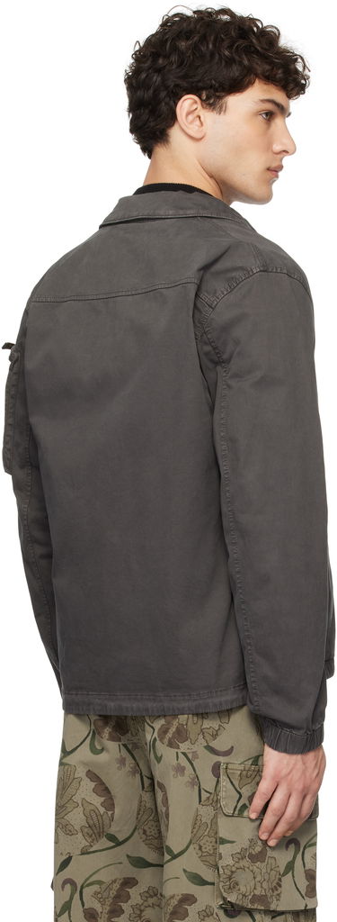 Bunda Stone Island Stone Island Organic Broken Twill 'OLD' Jacket Šedá | K1S15 1200003 S0004, 2