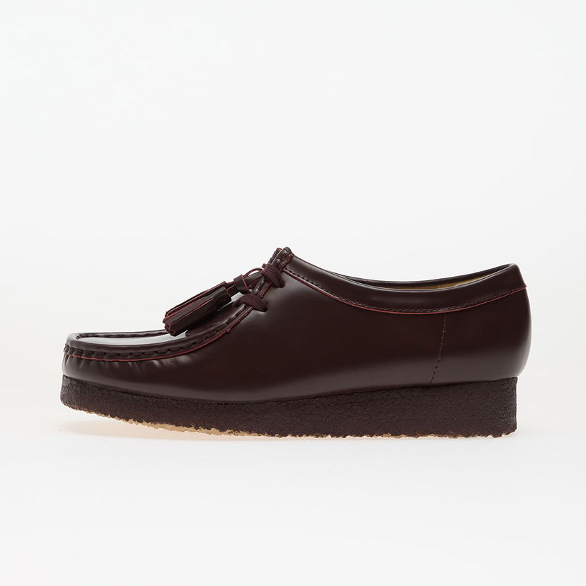 Tenisky a topánky Clarks Originals Wallabee Tassel Lea Vínová | 261827444