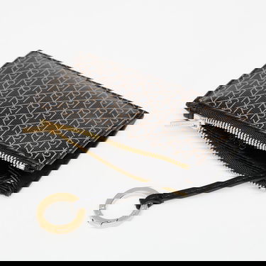 Peňaženka CALVIN KLEIN Calvin Klein Emblem Aop Top Zip Cardholder Čierna | LV04F1084G 2XA, 1