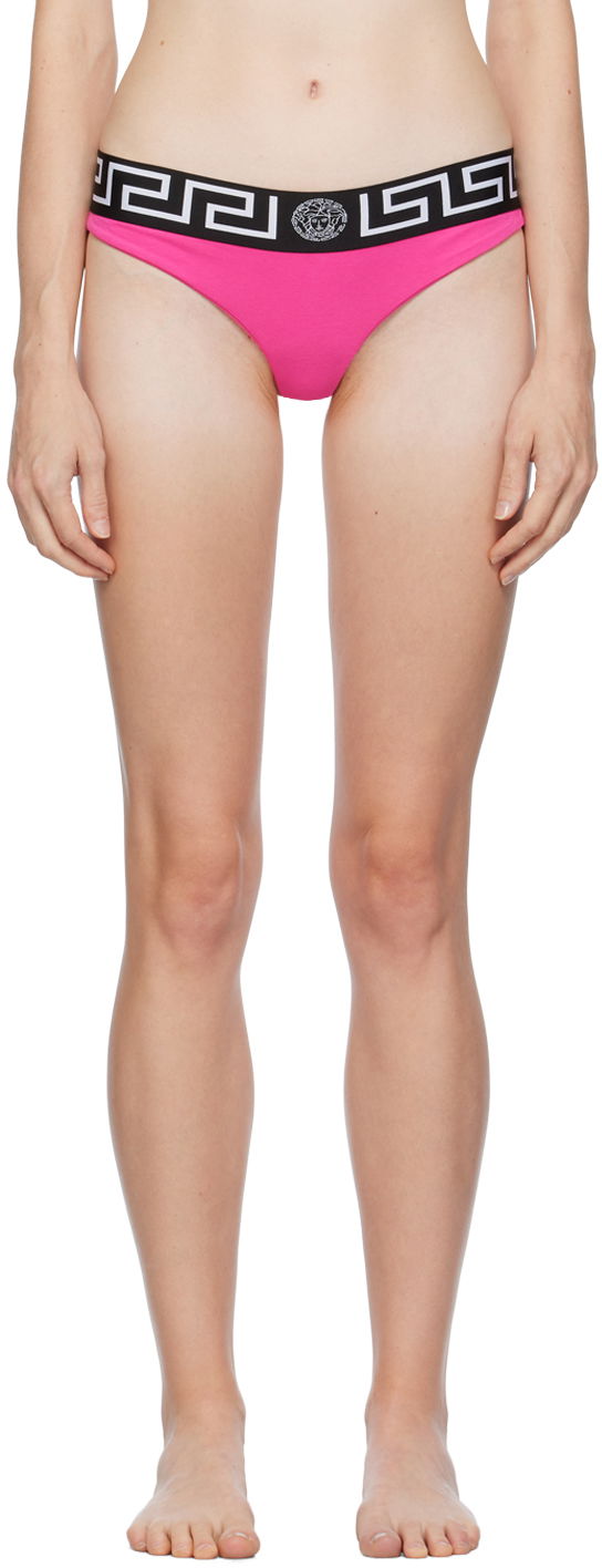 Nohavičky Versace Greca Underwear Briefs Ružová | 1009528_A232741, 0
