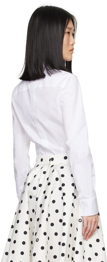 Košeľa Dolce & Gabbana White Spread Collar Shirt Biela | F5G19T FUEEE, 2