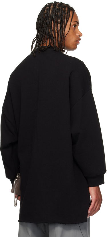 Mikina Rick Owens Rick Owens Concordians Tommy Long Sleeve Sweatshirt Čierna | RU02E1276 JTC, 2
