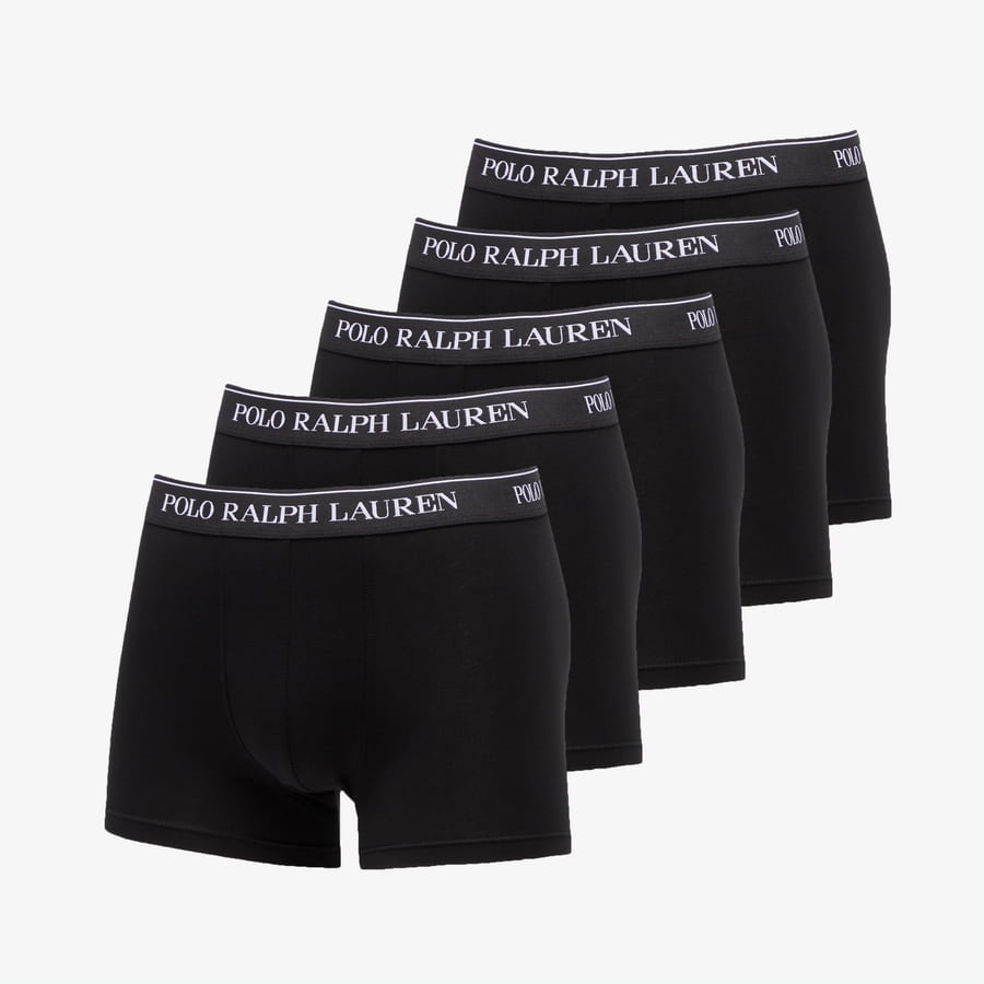 Boxerky Polo by Ralph Lauren Stretch Cotton Five Classic Trunks Čierna | 714864292001, 0