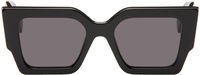Catalina Black Square Sunglasses