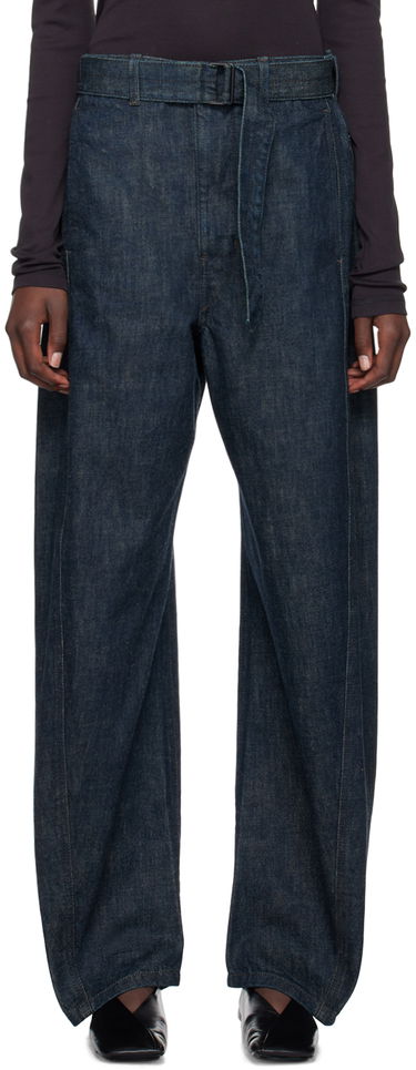 Džínsy LEMAIRE Twisted Belted Jeans Modrá | PA326 LD068, 0