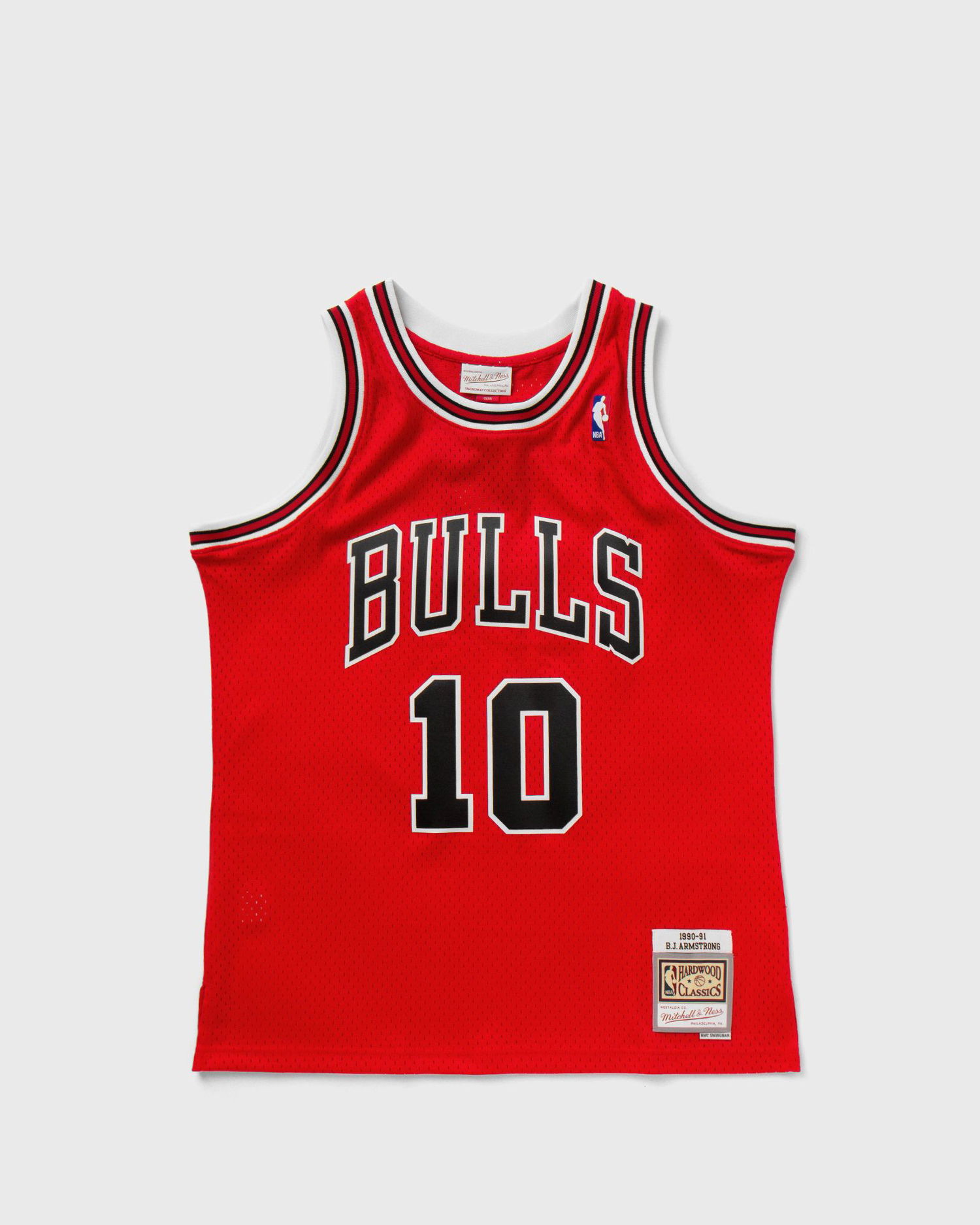 Dres Mitchell & Ness Swingman Jersey Chicago Bulls 1990-91 BJ Armstrong #10 Červená | SMJYSB19121-CBUSCAR90BAR, 0