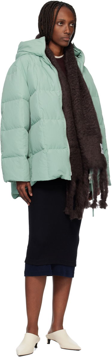 Šál Jil Sander Jil Sander Slim Wool Blend Scarf Hnedá | J40TE0132_J40041, 1