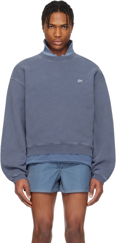 Sveter ERL ERL Crewneck Sweatshirt Modrá | ERL10T027, 0