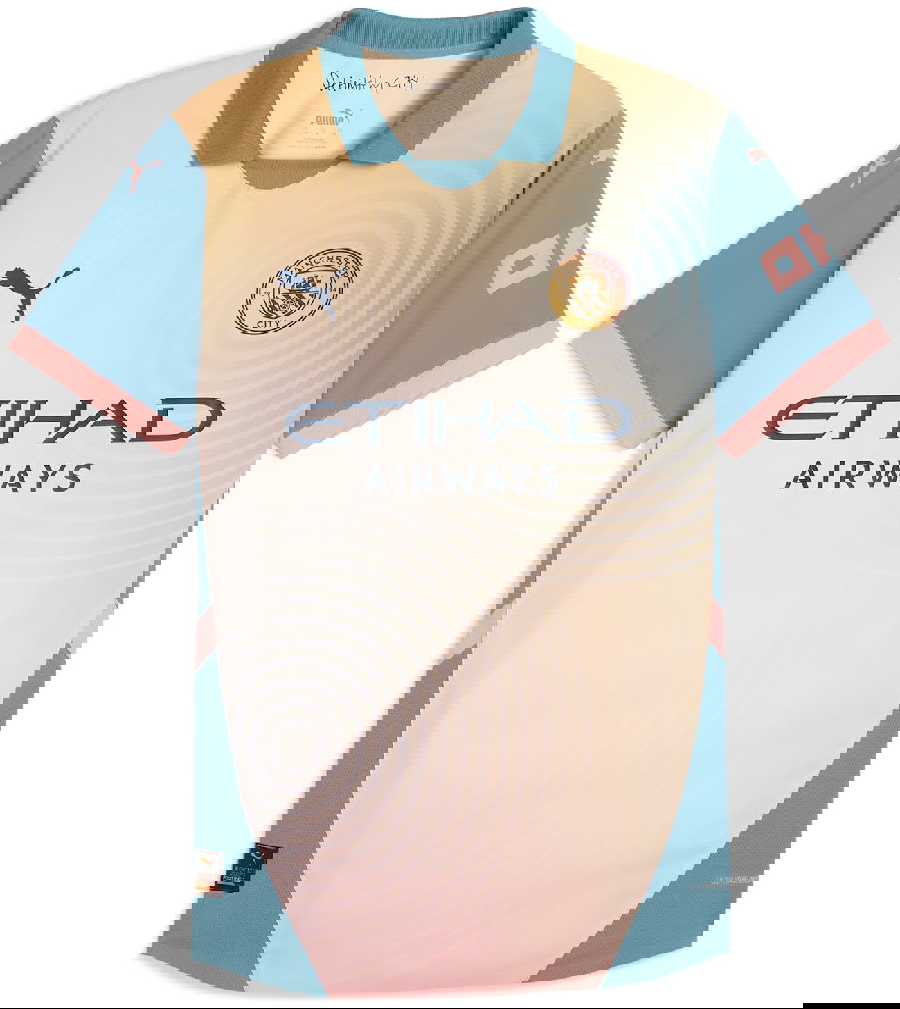 Dres Puma Manchester City 24/25 Authentic Fourth Jersey Béžová | 778616-04, 0