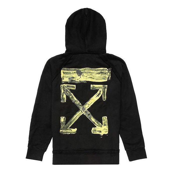 Mikina Off-White Drawstring Loose Fit Hoodie Čierna | OMBB057F19E300101060
