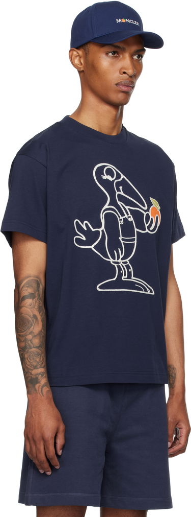 Tričko Moncler Moncler Genius x Gilga Farm Short Sleeve T-Shirt Navy | K24028C0000489AZ9, 1