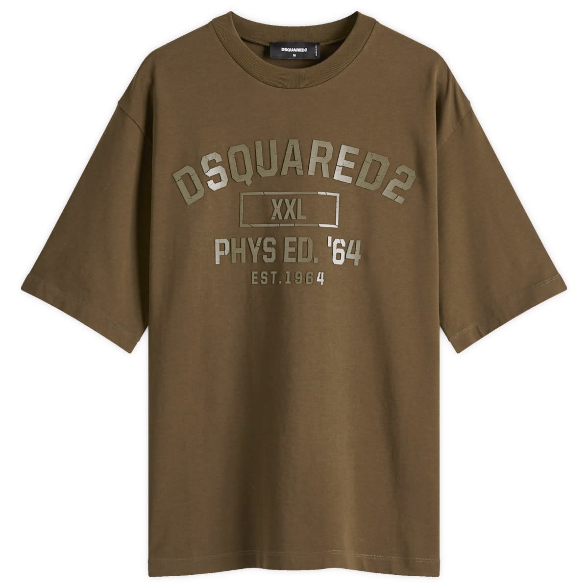 Tričko DSQUARED2 Loose Fit Phys Ed. '64 T-Shirt Zelené | S74GD1413-D20033-728, 0