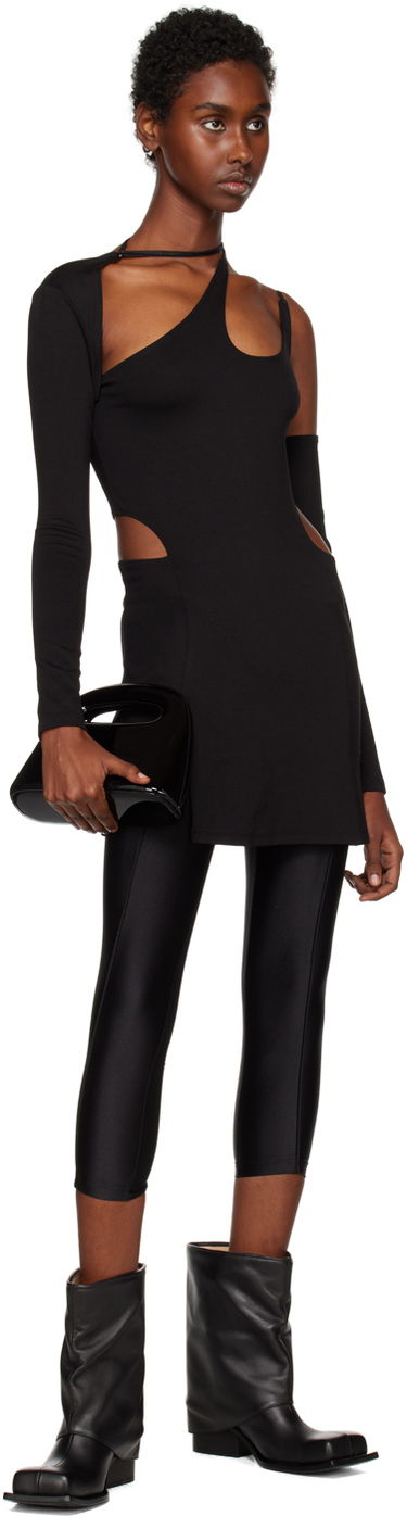 Šaty HELIOT EMIL Cutout Long Sleeve Minidress Čierna | AW22_W_11_025_P04_BLK01, 3