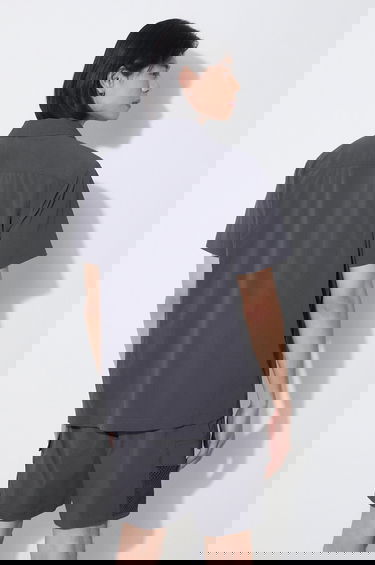 Košeľa Columbia Painted Peak Short Sleeve Shirt with Mesh Pockets and Classic Collar, Regular Fit Šedá | 2074541, 2