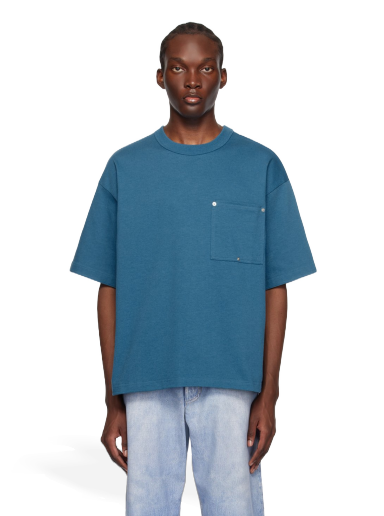 Tričko Bottega Veneta Relaxed-Fit T-Shirt Modrá | 745093 VKLZ0