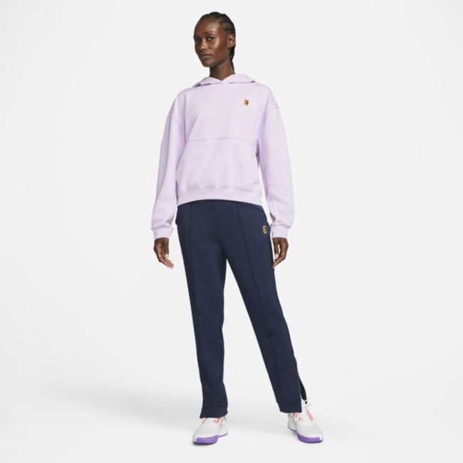 Mikina Nike Fleece Tennis Hoodie Fialová | DC3580-530, 0